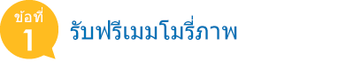 รับฟรีเมมโมรี่ภาพ